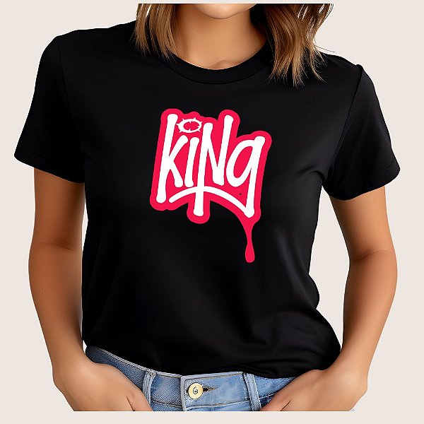 Camiseta Evangélica Gospel Cristã King Baby Look
