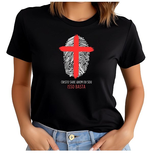 Baby Look Cristã Gospel Evangélica Cristo Sabe Promoção