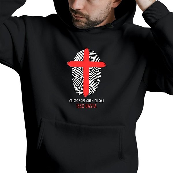 Blusa Moletom Gospel Cristã Evangélica Cristo Sabe Promoção