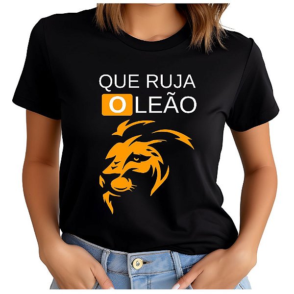 Baby Look Cristã Gospel Evangélica Que Ruja o Leão Promoção
