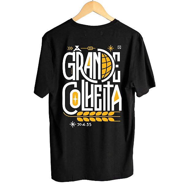 Camiseta Gospel Cristã Evangélica A Grande Colheita Promoção
