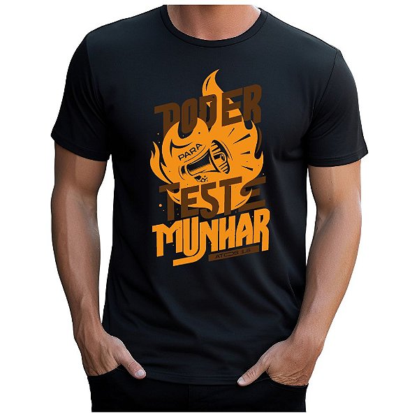 Camiseta Gospel Cristã Evangélica Testemunhar Promoção