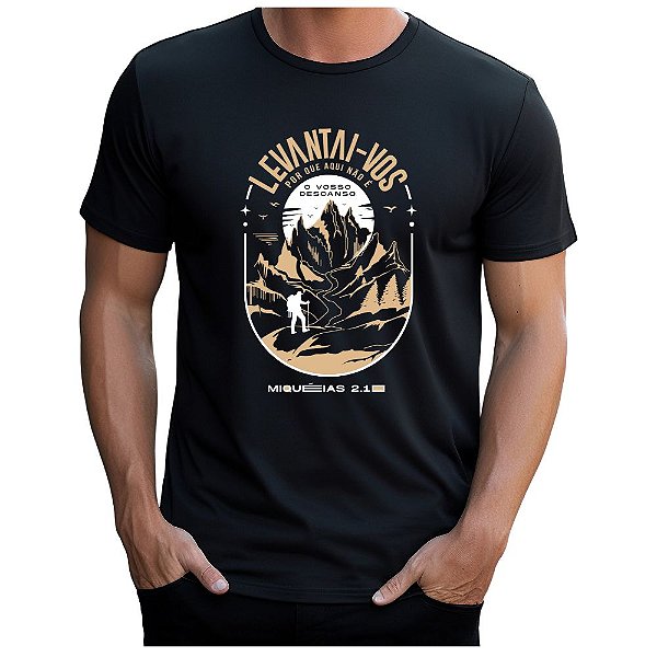 Camiseta Gospel Cristã Evangélica Levantai Promoção