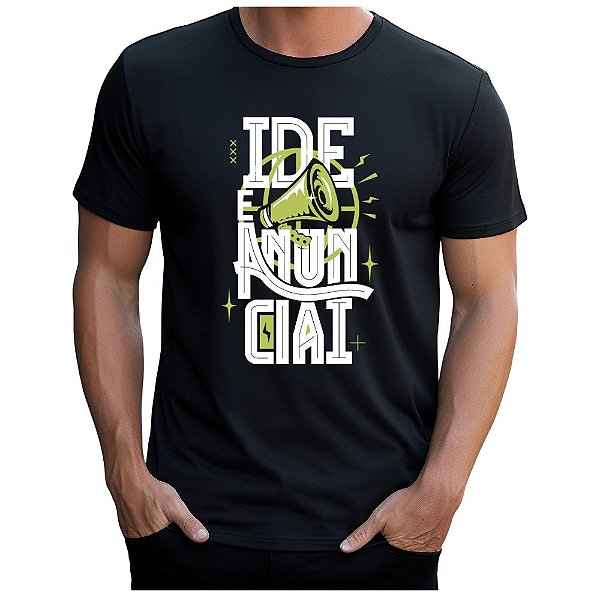 Camiseta Gospel Cristã Evangélica Ide e Anunciai Promoção