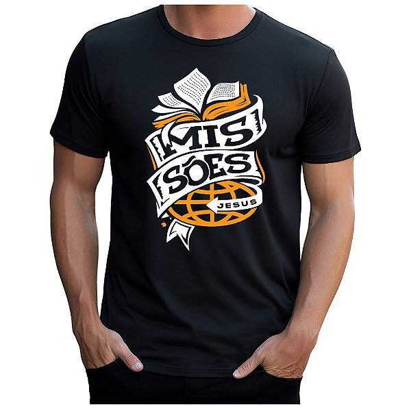 Camiseta Gospel Cristã Evangélica Missões Promoção