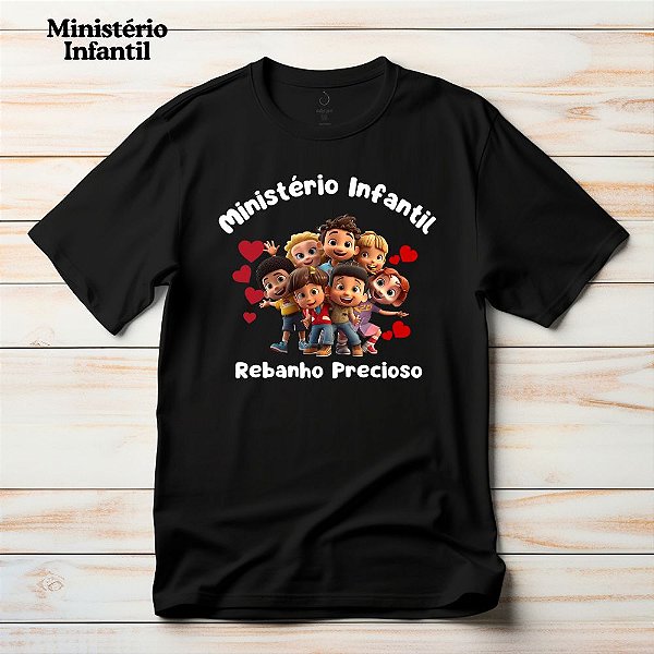 Camiseta Para Ministério Infantil Gospel Criativo Rebanho Precioso