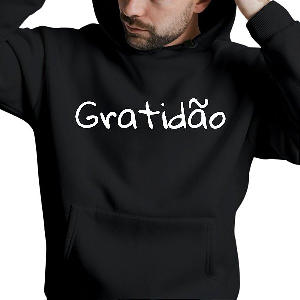 Blusa Moletom Gospel Criativo Gratidão