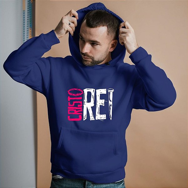 Blusa Moletom Gospel Criativo Cristo Rei