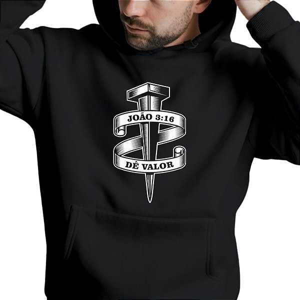 Blusa Moletom Gospel Criativo Dê Valor