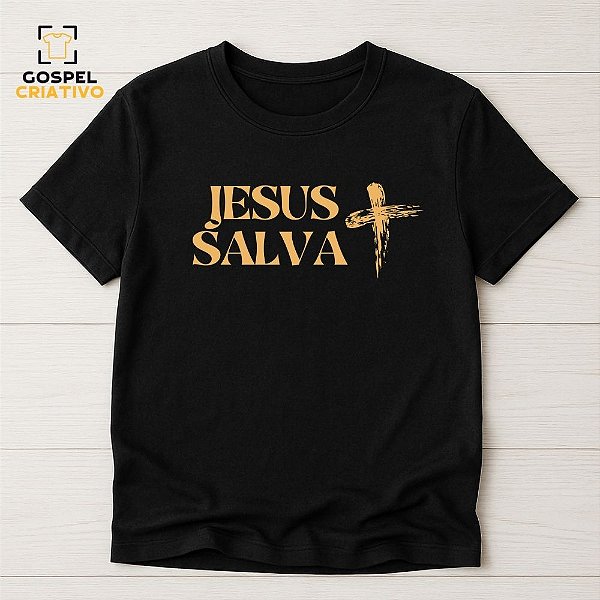 Camiseta Cristã Evangélica Jesus Salva