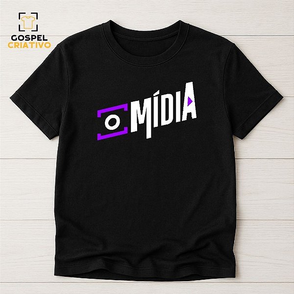 Camiseta Para Equipe de Mídia da Igreja