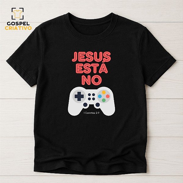 Camiseta Cristã Evangélica Jesus Está No Controle