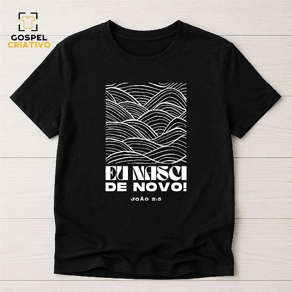 Camiseta Para Batismo Evangélico