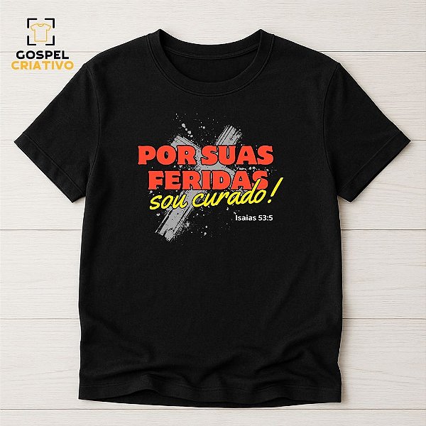 Camiseta Cristã Evangélica Cura
