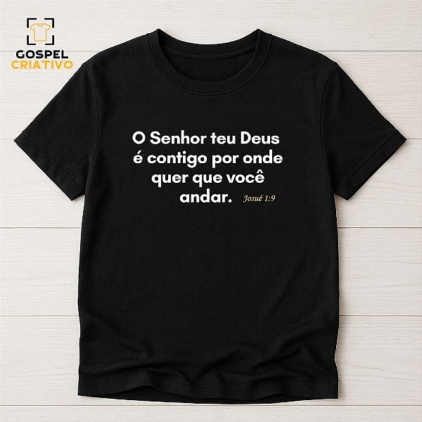 Camiseta Cristã Evangélica Versículo