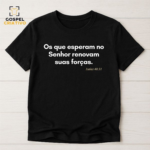 Camiseta Cristã Evangélica Versículo