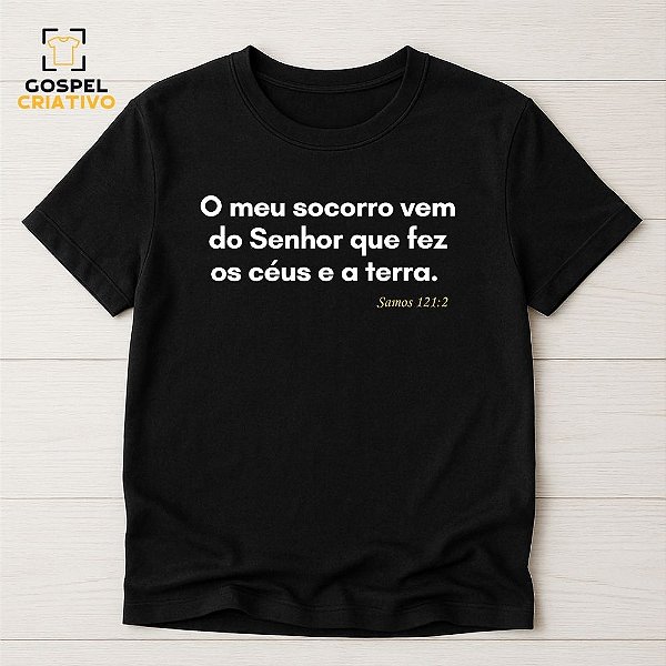 Camiseta Cristã Evangélica Versículo