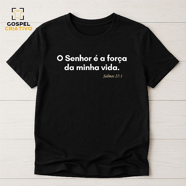 Camiseta Cristã Evangélica Versículo