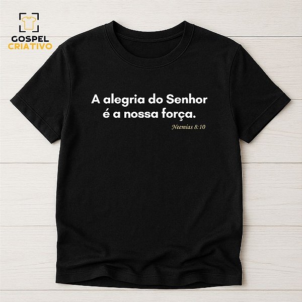 Camiseta Cristã Evangélica Versículo
