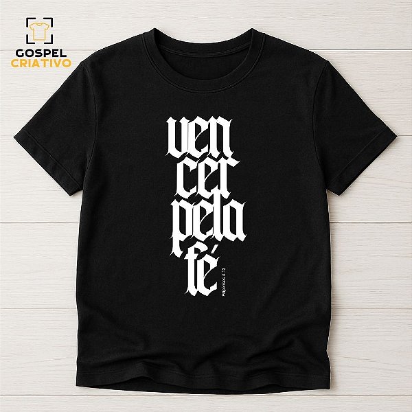 Camiseta Cristã Evangélica Fé