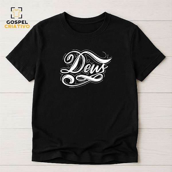 Camiseta Cristã Evangélica Deus