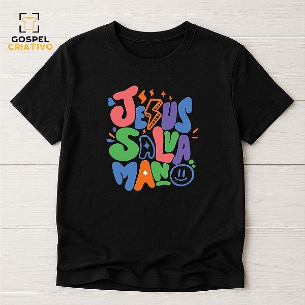 Camiseta Cristã Evangélica Jesus Salva
