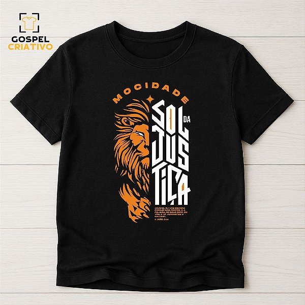Camiseta Cristã Evangélica Sol Da Justiça