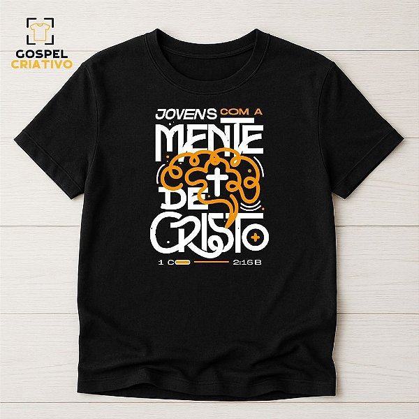 Camiseta Cristã Evangélica Mente de Cristo