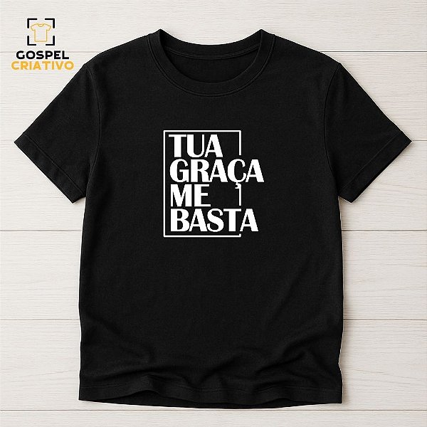 Camiseta Cristã Evangélica Graça
