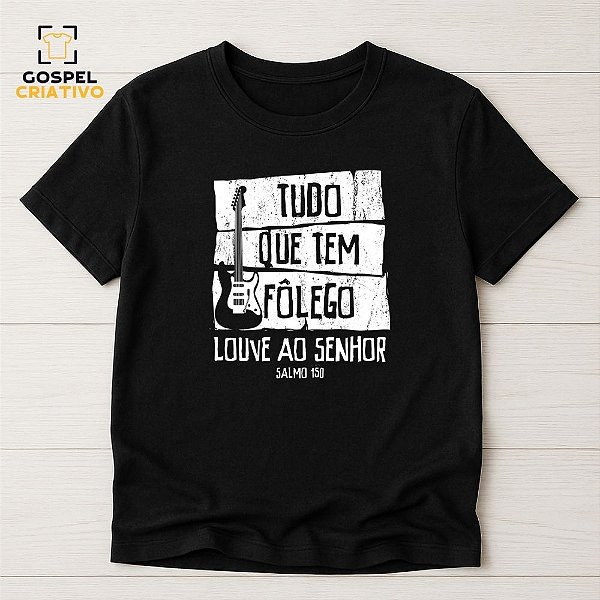 Camiseta Cristã Evangélica Louvor