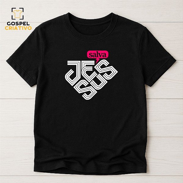 Camiseta Cristã Evangélica Jesus Herói