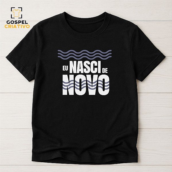 Camiseta Para Batismo Evangélico