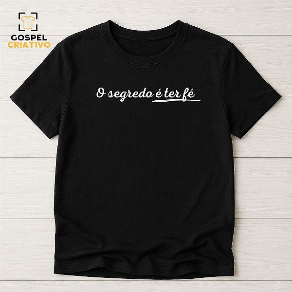 Camiseta Cristã Evangélica Fé