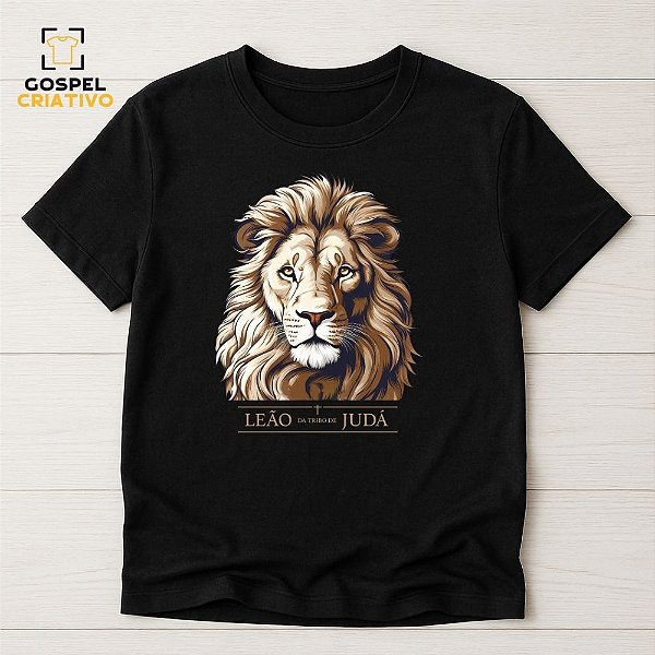 Camiseta Cristã Evangélica Leão