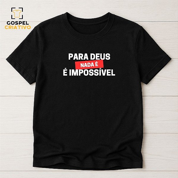 Camiseta Cristã Evangélica Fé