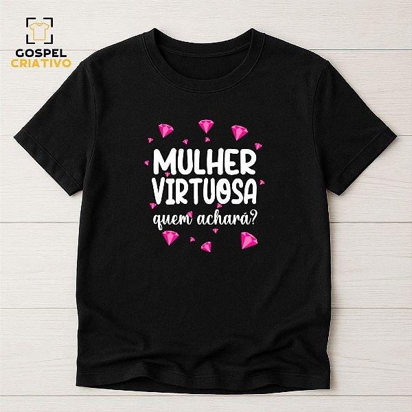 Camiseta Cristã Evangélica Mulher Cristã
