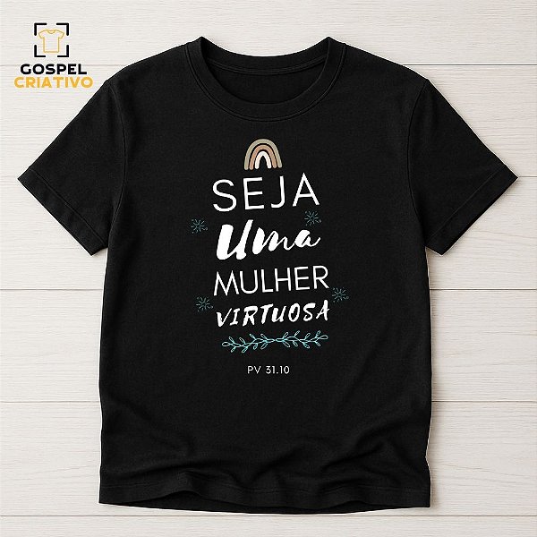 Camiseta Cristã Evangélica Mulher Cristã