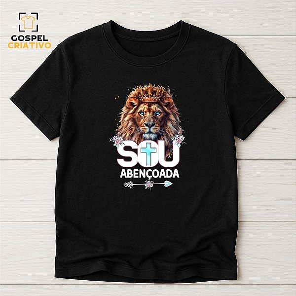 Camiseta Cristã Evangélica Leão