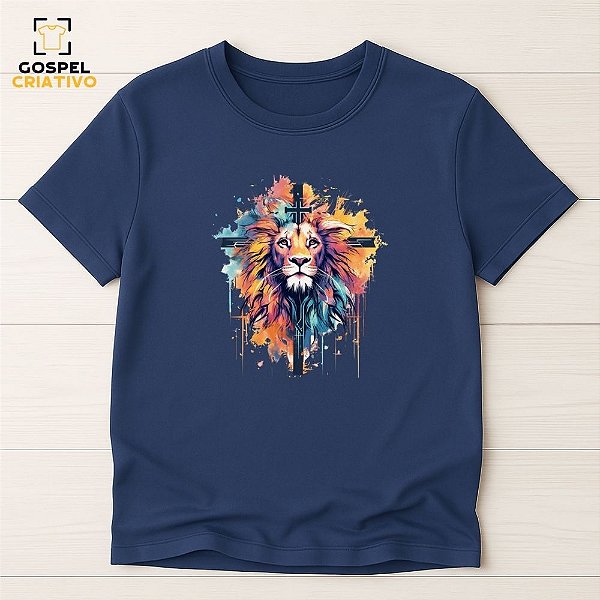 Camiseta Cristã Evangélica Leão