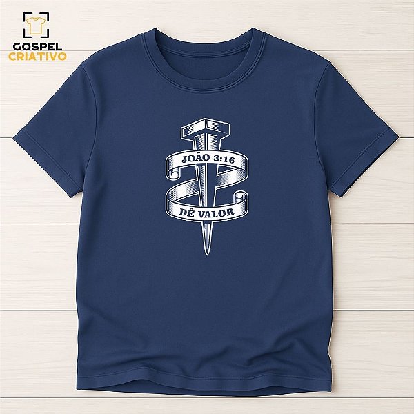Camiseta Cristã Evangélica João 3:16