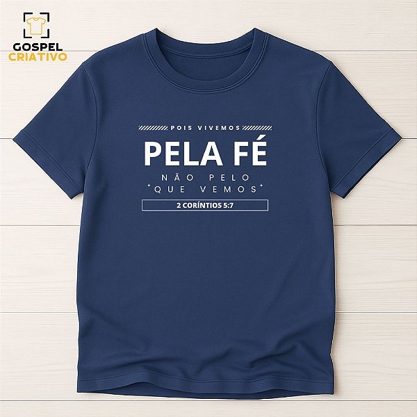 Camiseta Cristã Evangélica Fé
