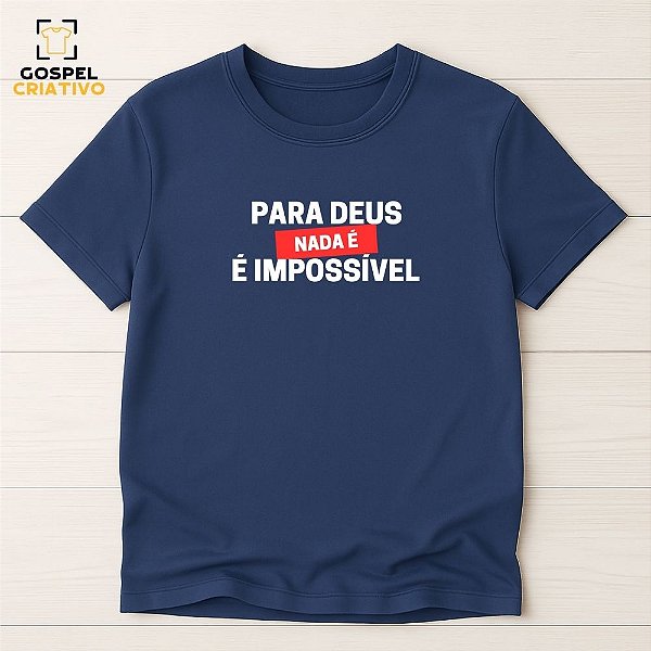 Camiseta Cristã Evangélica Fé