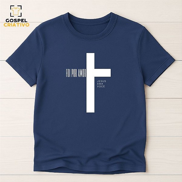 Camiseta Cristã Evangélica Cruz