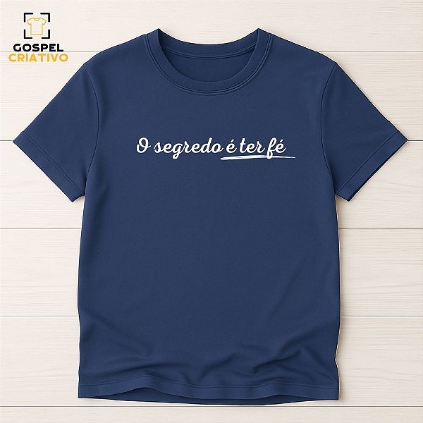 Camiseta Cristã Evangélica Fé