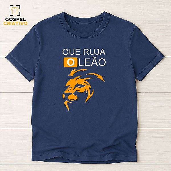 Camiseta Cristã Evangélica Leão