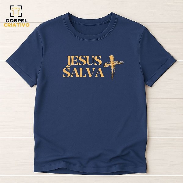 Camiseta Cristã Evangélica Jesus Salva
