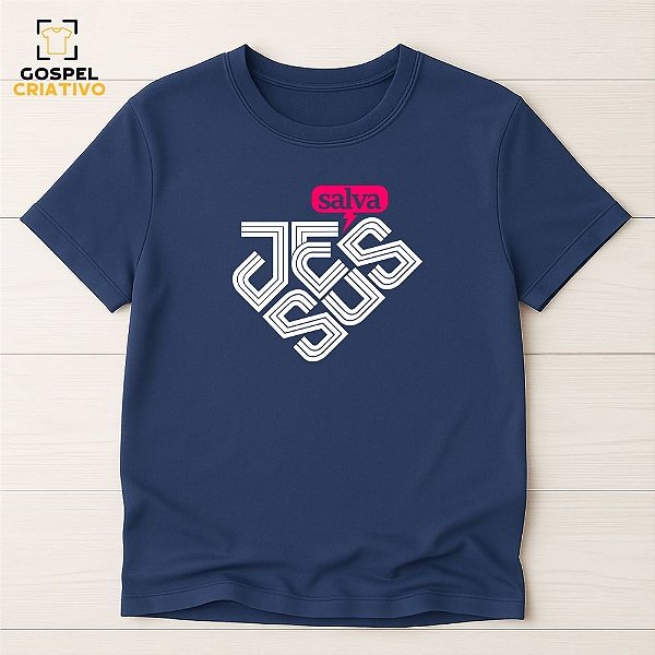 Camiseta Cristã Evangélica Jesus Herói