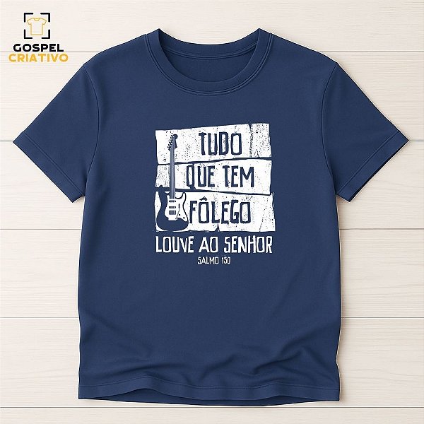 Camiseta Cristã Evangélica Louvor