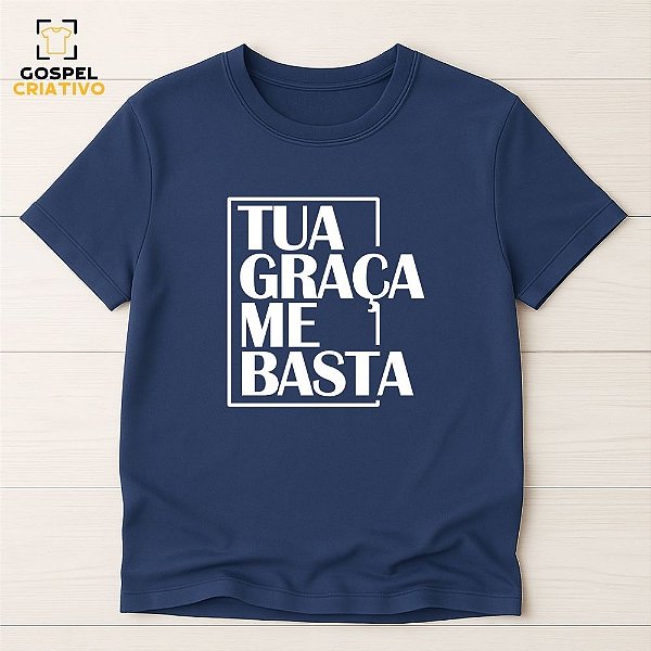 Camiseta Cristã Evangélica Graça