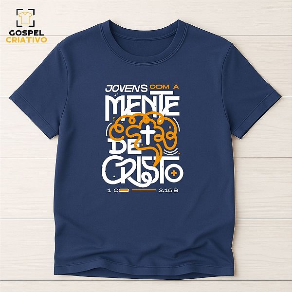 Camiseta Cristã Evangélica Mente de Cristo